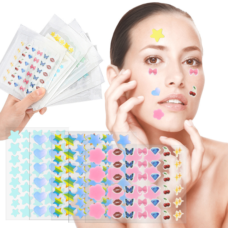 Beauty Makeup & D Anime Studio - Cerotto Colorato per Acne, Adesivo per