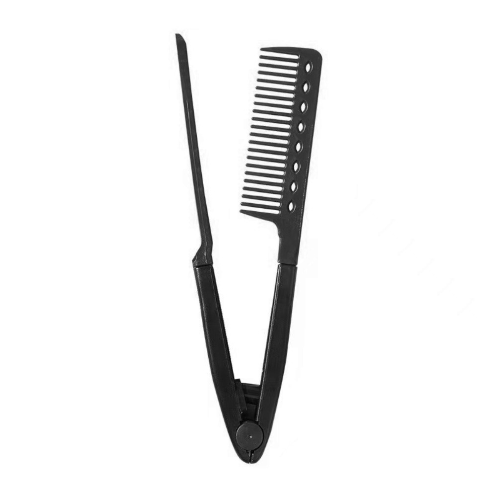Hair Curling Wand - 1 pz Spazzola stirante pieghevole a