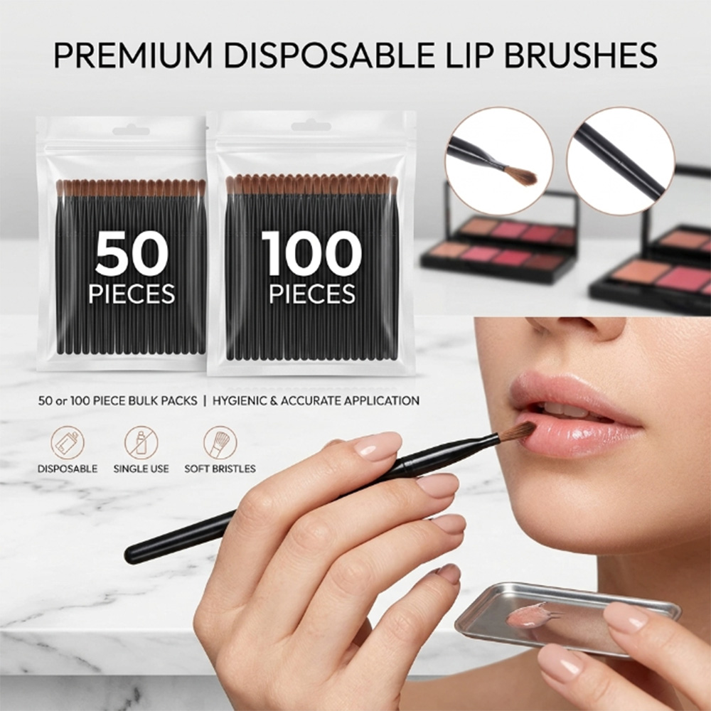 Beauty Makeup & D Anime Studio - Set di 50/100 Pennelli Monouso per