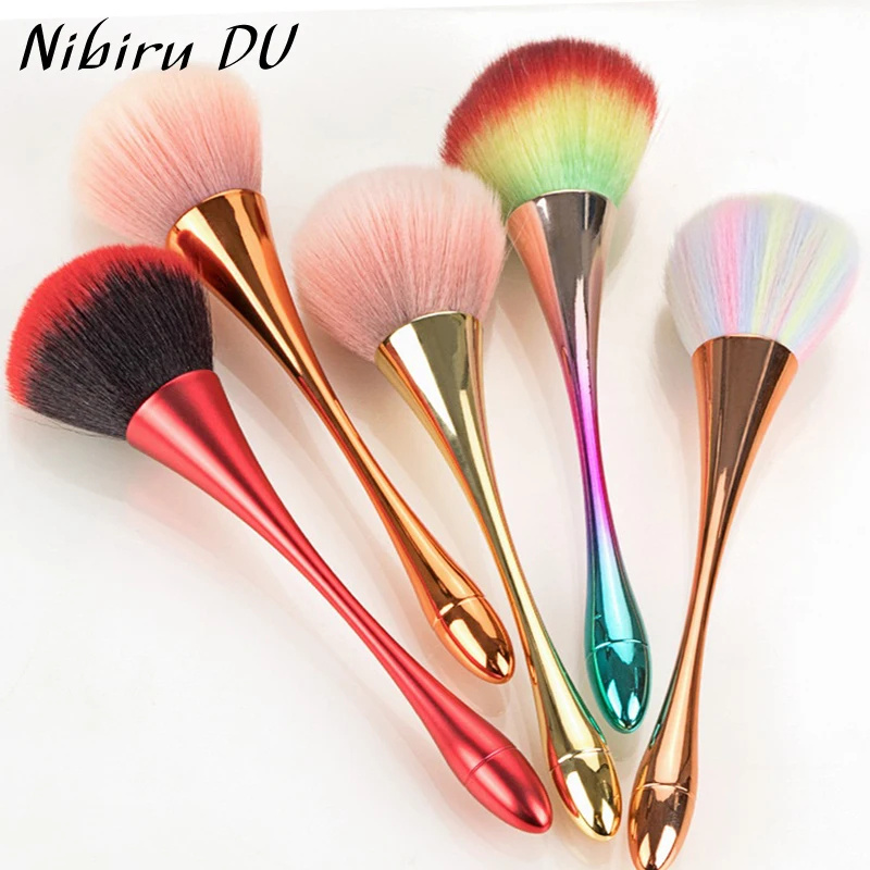 Blush Brush Kabuki - Pennelli professionali per nail art Detergente