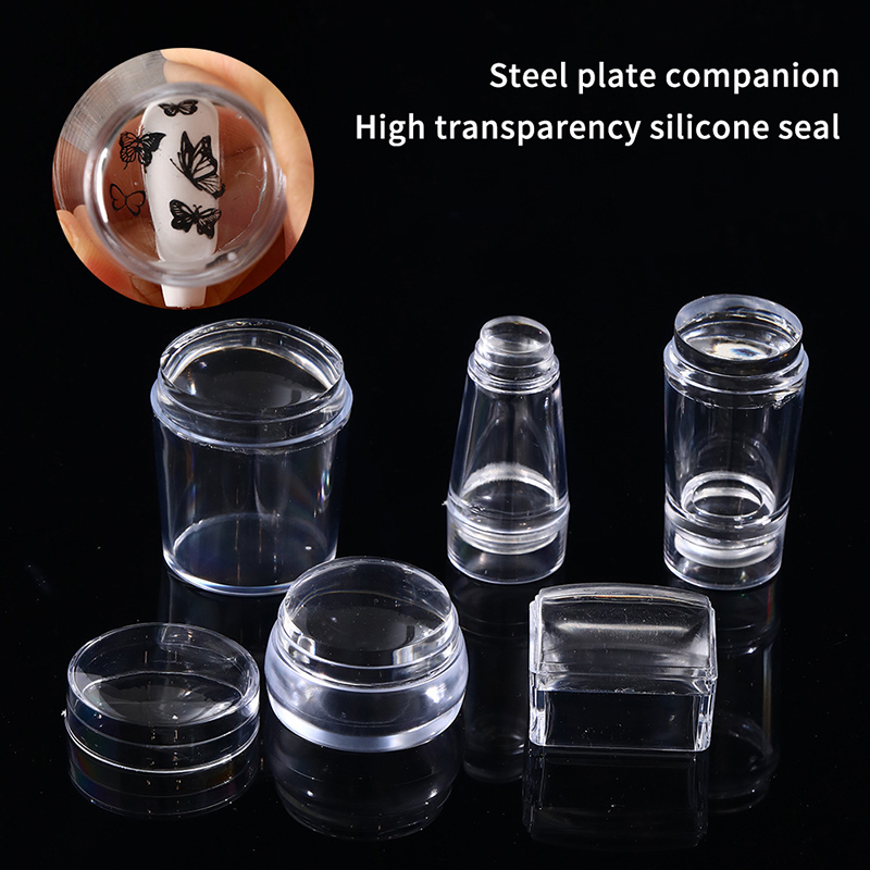 Nail Art Stamping Kit - Kit per Nail Art Trasparente Vly