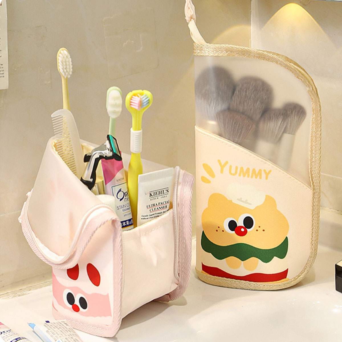 Beauty Makeup & D Anime Studio - 1 Pezzo Borsa Cosmetica da Viaggio,