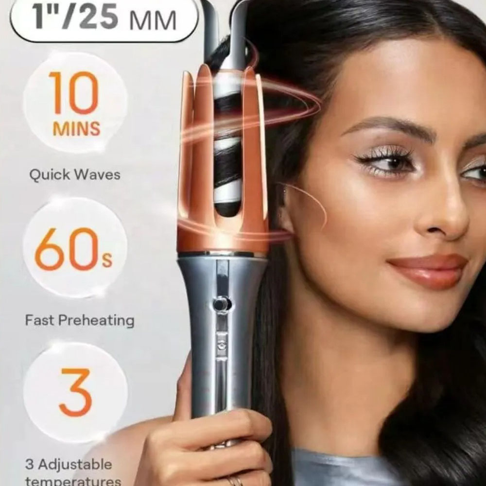 Hair Curling Wand - Ferro arricciacapelli automatico Grande arricciatura Strumento