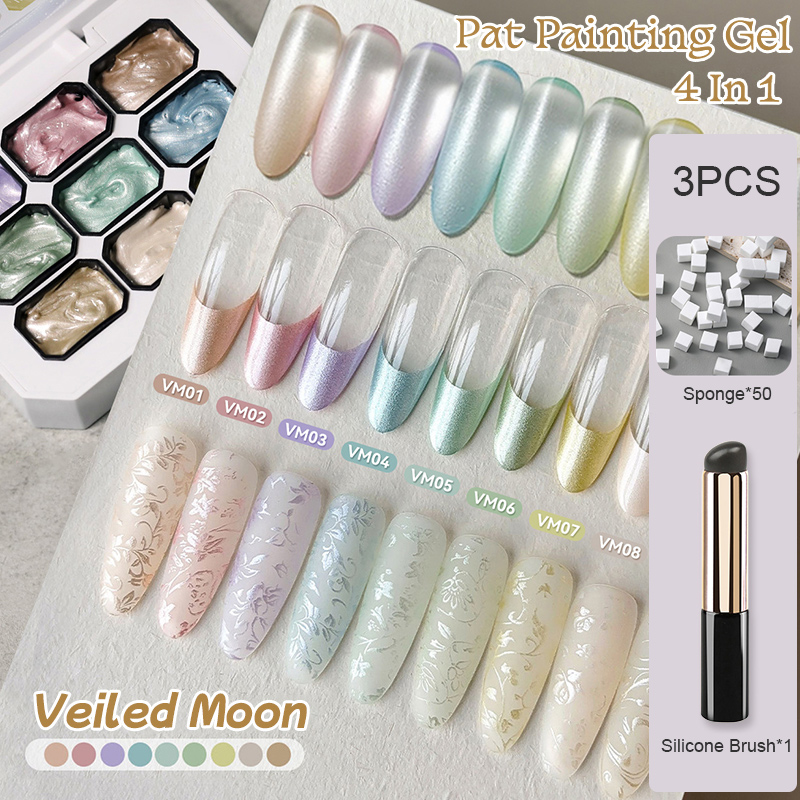Nail Art Stamping Kit - Set di gel per unghie UR