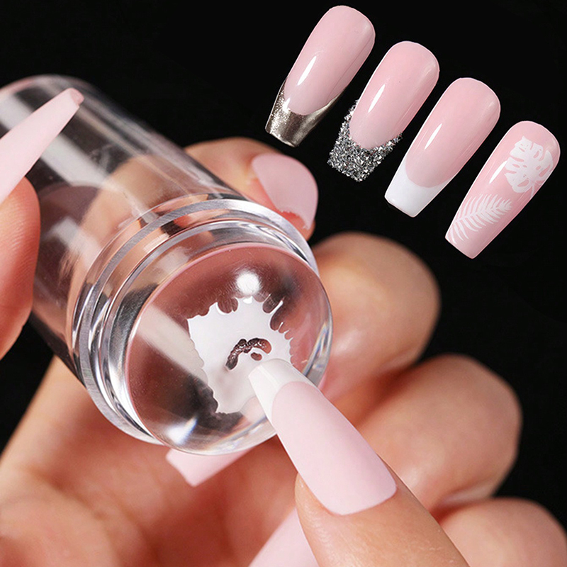 Nail Art Stamping Kit - Piastre per Stamping Unghie Trasparenti, Set