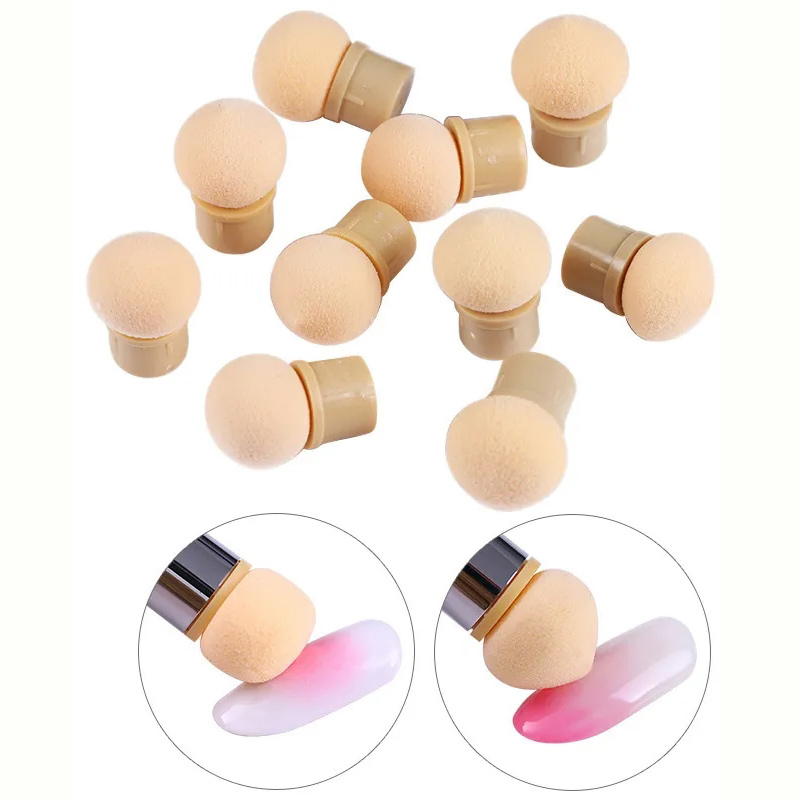 Blush Brush Kabuki - Testine di spugna a testa tonda