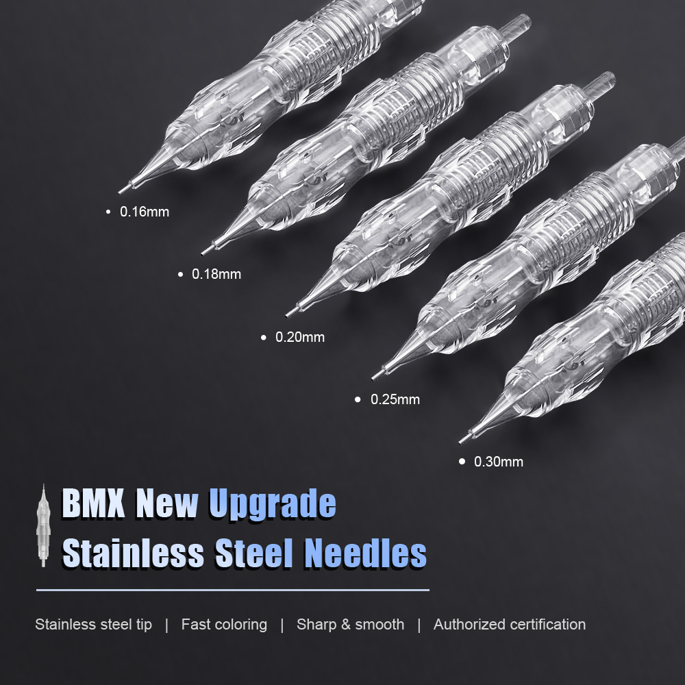Merit Beauty Makeup - Biomaser 10PCS Revolution Tattoo Needle ugello