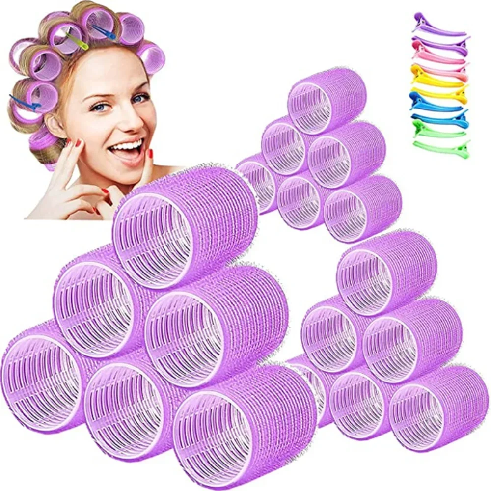 Hair Curling Wand - Bigodini Autoadesivi Senza Calore per Capelli,