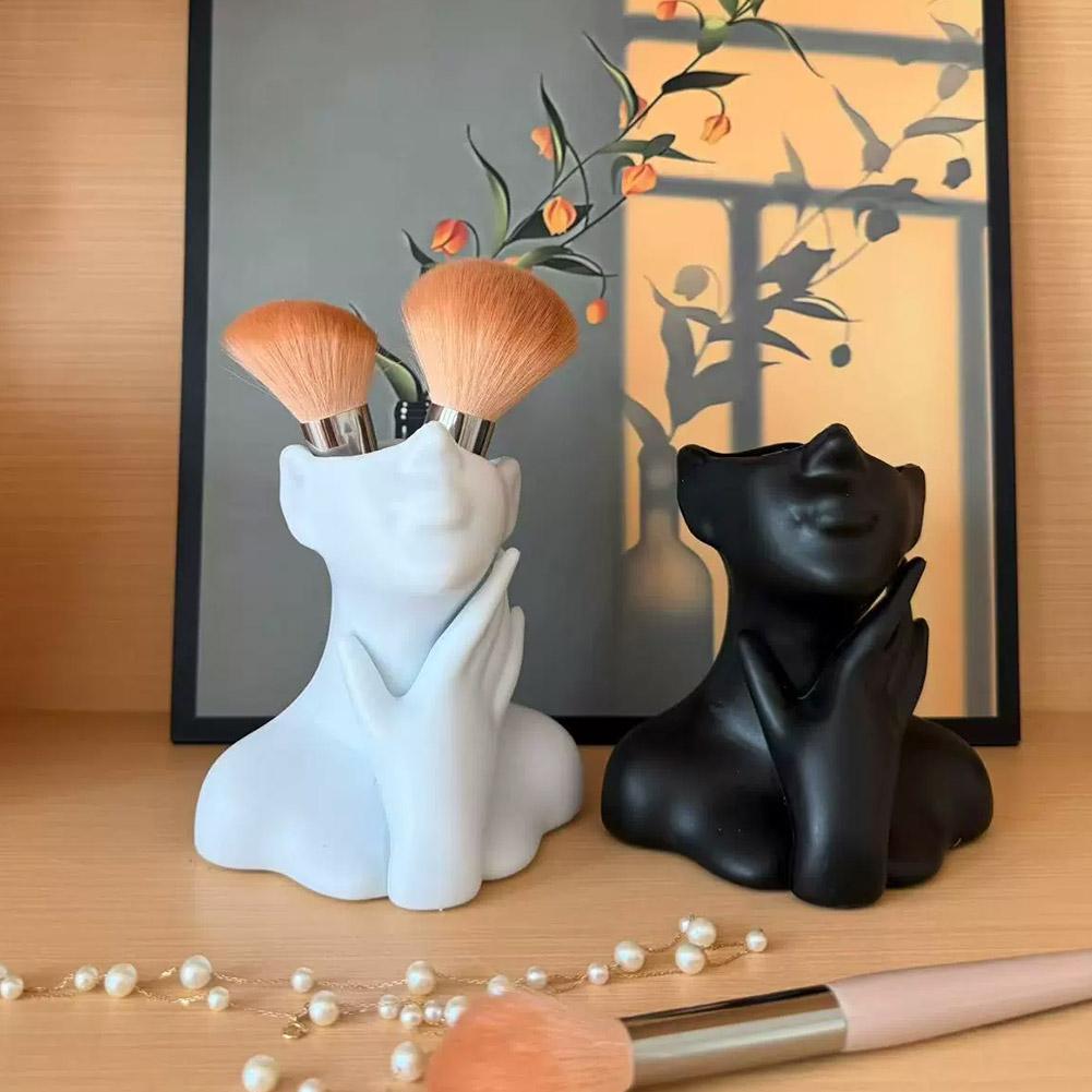 Woman Beauty Makeup - Vaso a Forma di Busto Femminile,