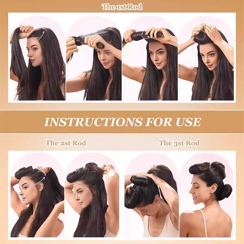 3/4 pezzi senza calore bigodin - Hair Curling Wand recensione e prezzo