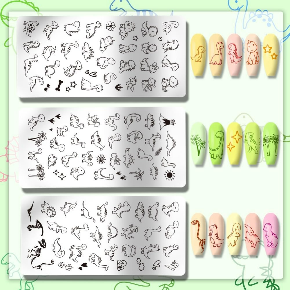 3 piastre per timbri per unghi - Nail Art Stamping Kit recensione e prezzo